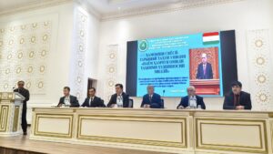 20.12.2025 / Ҳамоиши сиёсӣ – тарбиявӣ оид ба шарҳи нуқтаҳои Паёми Асосгузори сулҳу ваҳдати миллӣ – Пешвои миллат, Президенти Ҷумҳурии Тоҷикистон муҳтарам Эмомалӣ Раҳмон ба Маҷлиси Олии Ҷумҳурии Тоҷикистон таҳти унвони “Паём ҳамчун омили таҳкими худшиносии миллӣ” бо иштироки васеи кормандону омӯзгорон ва донишҷӯён IID