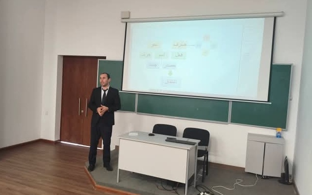 12.12.2025 / Силсиламаҳфили “Беҳтарин забондон” (забони арабӣ) дар мавзуи “Феъли саҳеҳ: иштиқоқ ва тариқи маълуму маҷҳули он”