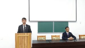 27.02.2026 / Мулоқоти намояндаи Ҳизби халқии демократии Тоҷикистон дар ноҳияи Сино Фазлиддини Абдукарим бо донишҷӯёни курсҳои якум