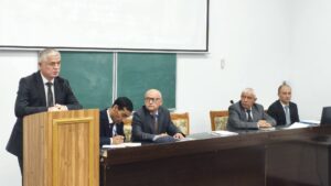 15.04.2026 / Ҳамоиши илмӣ-методӣ дар мавзуи “Омӯзиш ва баррасии санадҳои меъёрии ҳуқуқӣ дар самти муқовимат ба савдои одамон