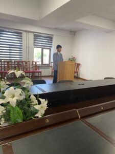 08.05.2026 / Дар Донишкада бо ташаббуси кафедраи “Забон ва адабиёти арабӣ”-и факултети “Филологияи Шарқ” даври ниҳоии озмуни донишкадавии “Забондони беҳтарин ” (дар риштаи забони арабӣ) доир гардид