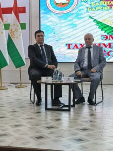 26.06.2026 / Иштироки Ректори Донишкадаи исломии Тоҷикистон ба номи Имоми Аъзам – Абуҳанифа, муҳтарам Аҳтамзода А.А. дар Конференсияи илмӣ-назариявӣ дар доираи қабули Қатъномаи Созмони Милали Муттаҳид таҳти унвони Даҳсолаи байналмилалӣ оид ба таҳкими сулҳ барои наслҳои оянда (2027–2036) “Эмомалӣ Раҳмон – таҳкимбахши сулҳ ва суботи сиёсии ҷомеаи ҷаҳонӣ”
